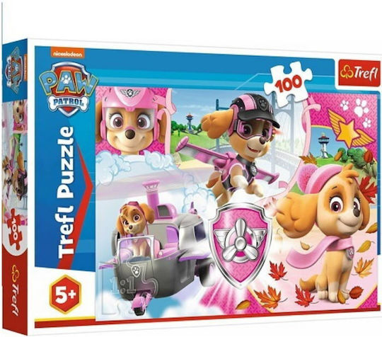Kids Puzzle Paw Patrol Girl Skye in Action for 5+ years+ Years 100pcs Trefl