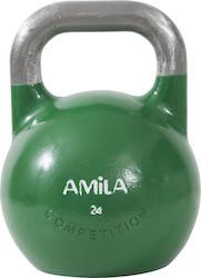 Amila Green Cast Iron Kettlebell 24kg