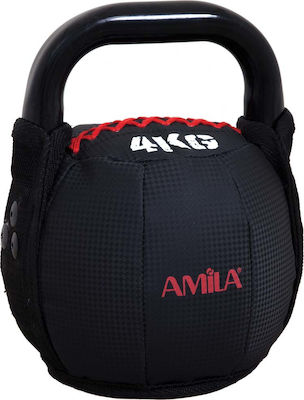 Amila Kettlebell aus PVC 10kg Schwarz