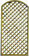 Garden Trellis Arch (6x6) Made of Wood with Rhombus Grid in Beige Colour 90x180cm