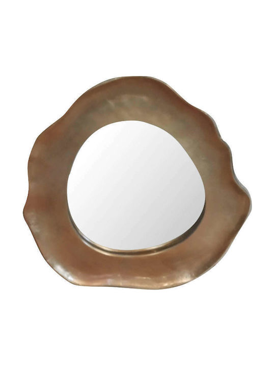 Bizzotto Asmita Wall Mirror with Bronze Metallic Frame 43x40cm 1pcs