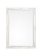 Bizzotto Miro Wall Mirror with White Wooden Frame 102x72cm 1pcs