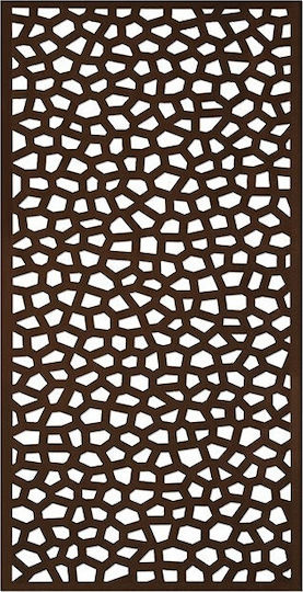 Spalier Gartengemälde aus Kunststoff in Braune Farbe 100x200cm