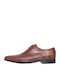 Kricket Men's Leather Dress Shoes Cognac