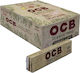Ocb Organic Hemp Cigarette Rolling Papers Slim King Size with Cone Tips 32 sheets 32pcs