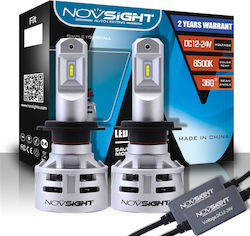 NovSight Λάμπες Αυτοκινήτου H7 LED 6500K Ψυχρό Λευκό 12-24V 60W 2τμχ
