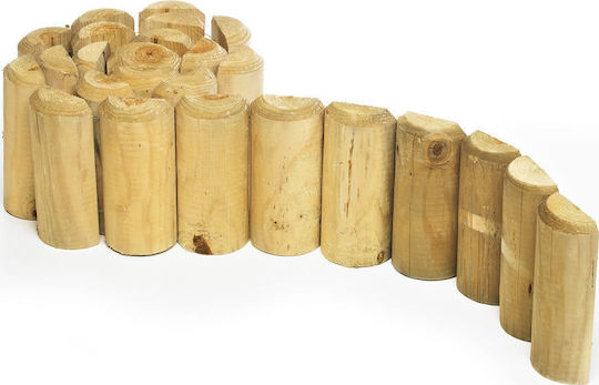 Dom Wood Wooden Garden Hedge in Beige Colour 30cm x 2m