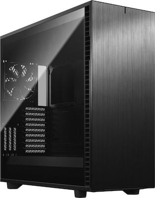 Fractal Design Define 7 XL Dark Tempered Glass Gaming Full Tower Computer Case with Window Panel Black