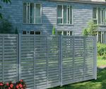 Showood Wooden Fence Panel in Gray Color 1.8m x 90cm