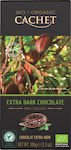 Cachet Organic Chocolate Dark Vegan with 85% Cocoa 100gr 1pcs