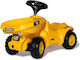 Rolly Toys Tractor Dumper Cat Junior Αυτοκινητάκι Ride On για 12+ μηνών Κίτρινο