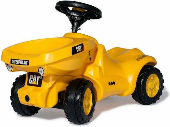 Rolly Toys Tractor Dumper Cat Junior Αυτοκινητάκι Ride On για 12+ μηνών Κίτρινο
