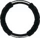 Compass Car Steering Wheel Cover Diamond with Diameter 37-39cm Synthetic Black Fur