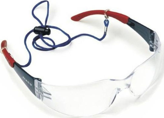 Maco Safety Glasses for Protection with Transparent Lenses 1pcs