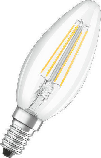 Stimeno LED-Lampe 2W für Fassung E14 und Form C35 Warmes Weiß 180lm