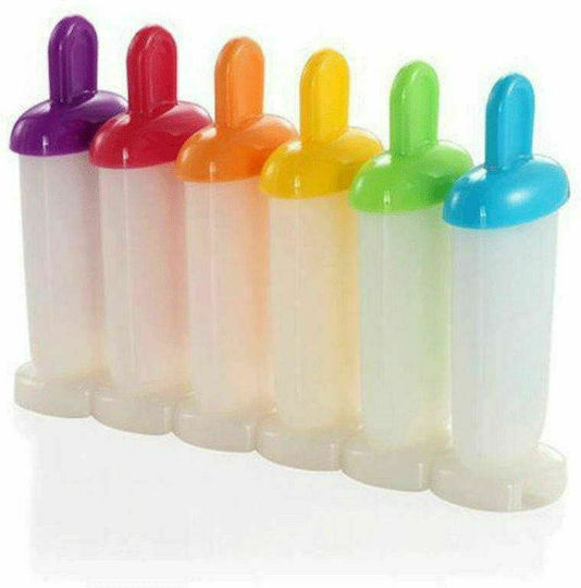 Tescoma No Coating Plastic Ice Cream & Ice Lolly 6 Cups Baking Pan Bambini