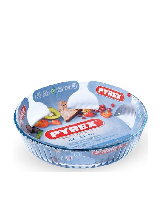 Pyrex Φόρμα Ζαχαροπλαστικής για Τάρτα Γυάλινη 26x26x6εκ.
