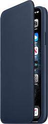Apple Leather Folio Brieftasche Leder Blau (iPhone 11 Pro Max) MY1P2ZM/A