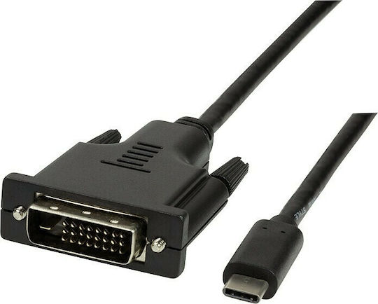 LogiLink USB 2.0 Кабел USB-C Мъжки - VGA Черен 3м UA0334
