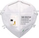 3M 9502V+ Disposable Protective Mask FFP2 with Valve White 1pcs
