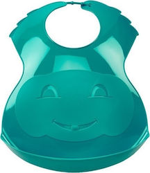 Thermobaby Wasserdichtes Baby Lätzchen Kunststoff mit Verschlussart mit Tasche Deep Peacock