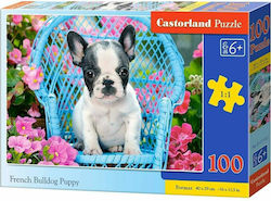 Kids Puzzle French Bulldog Puppy 100pcs Castorland