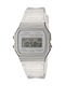 Casio Digital Damen Uhr Chronograph mit Transparent Kautschukarmband