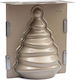 Decora Christmas Sweets Pan/Mold Metallic Silver
