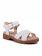 Clarks Orinoco Strap Leather Women's Flat Sandals Anatomic In White Colour 26147747