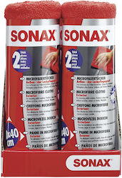 Sonax Πανί Μικροϊνών Αμάξωμα & Γυάλισμα 40x40cm Σετ 2 Τεμ