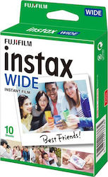Fujifilm Цвят Instax Wide Instant Филм (10 Експ...
