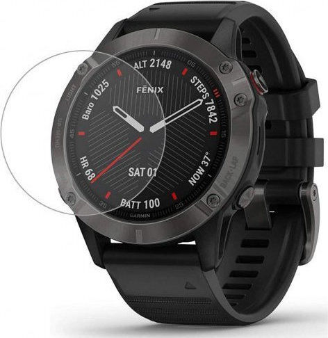 9H AntiCrash AntiShock Tempered Glass for the Garmin Fenix 6X/6X Pro 1pcs 26094