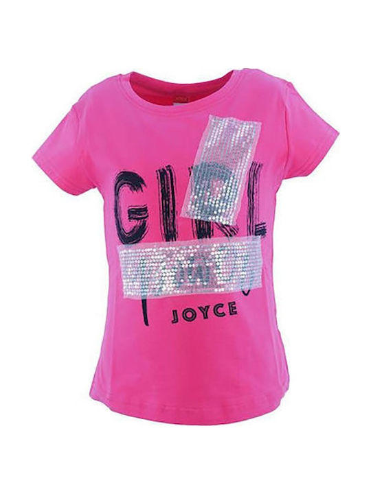 Joyce Παιδικό T-shirt Φούξια