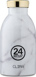 24Bottles Clima Sticlă Termos Oțel inoxidabil Fără BPA Alb 330ml