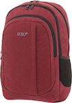 Polo Whizz Σχολική Τσάντα Πλάτης Γυμνασίου - Λυκείου σε Κόκκινο χρώμα Μ31 x Π16 x Υ44cm