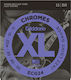 Daddario Set of Chrome Strings for Electric Guitar XL Chromes 11 - 50"