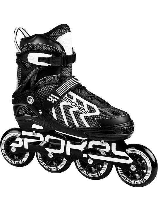 Spokey Khan Inline Αυξομειούμενα Rollers Μαύρα ...