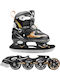 Spokey Due 2IN1 Kids Adjustable Inline Rollers Black