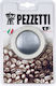 Pezzetti Ersatz-Kaffeefilter & Flansch 2 Tassen