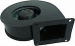 S&P FRF4C-160/062 K30 Fireplace Centrifugal Vent 80W 16x6.2cm Black