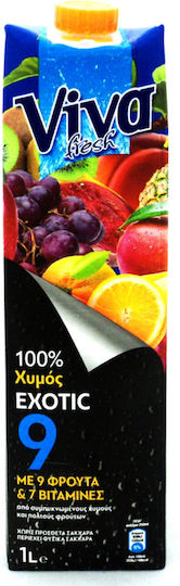 Viva Сок Exotic 9 Плода Без захар 1000мл 1бр