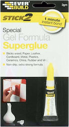 Everbuild Κόλλα Gel Στιγμής Stick 2 Superglue Κυανοακρυλική 3gr Everbuild Κόλλα Gel Στιγμής Stick 2 Superglue Κυανοακρυλική 3gr