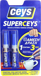 Ceys Glue Gel Instant Superceys 2pcs 3gr 504036092