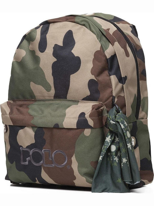 Polo Original Double 600D Schulranzen Rucksack Junior High-High School in Khaki Farbe 30Es 2020