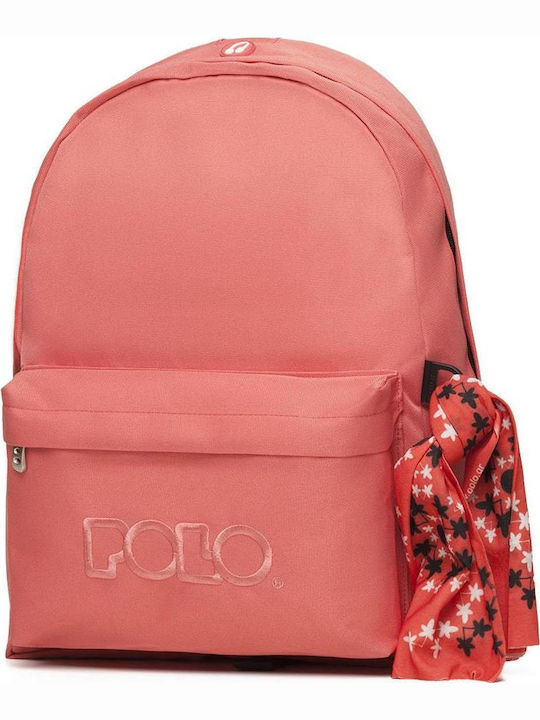 Polo Original 600D School Bag Backpack Junior High-High School in Pink color 23lt 2020