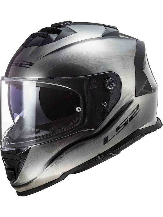 LS2 FF800 Storm Jeans Titanium Motorradhelm Volles Gesicht ECE 22.05 1400gr 10800 19 08