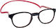 Eyelead M104 Reading Glasses +3.50 with Magnet in Black color M 104