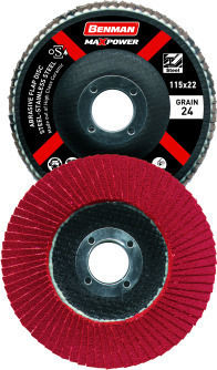 Benman Δίσκος Φτερωτός με Κούρμπα Max Power 115mm