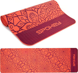 Spokey Mandala Saltea De Exerciții Yoga Portocalie (183x61x0.4cm)