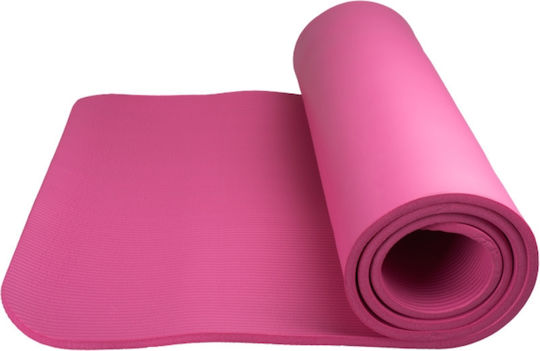 Power System Fitness Yoga Mat Plus PS-4017 Στρώμα Γυμναστικής Ροζ Pink (180x60x1cm)